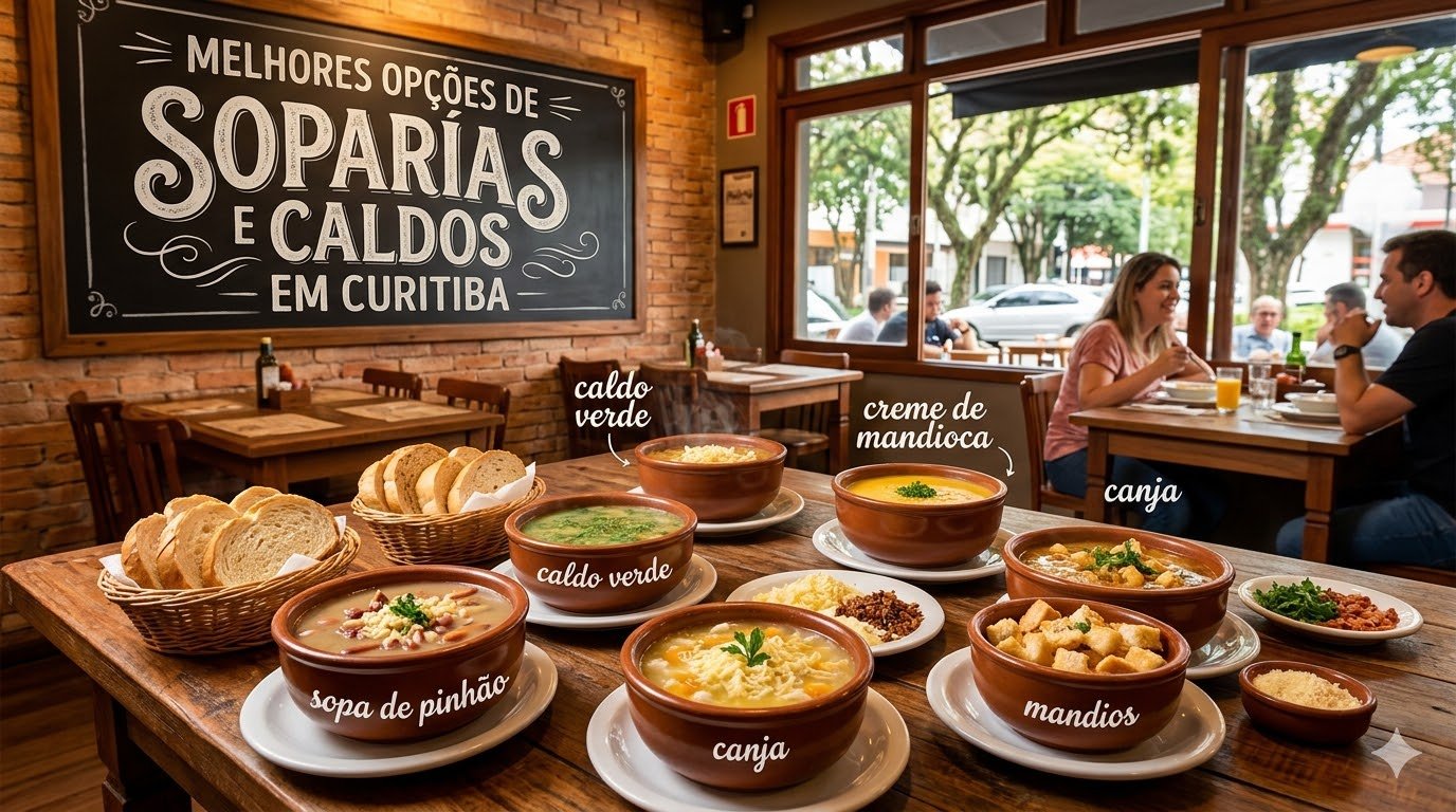 10 Melhores Opções de Soperias e Caldos em Curitiba